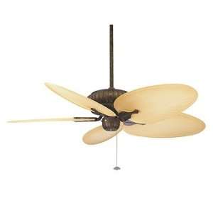  Naples Outdoor Ceiling Fan in Aged Bronze with Natural 