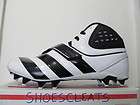 90 Adidas Malice Fly Mid Mens Football Cleats Sz 11 New Black/White 