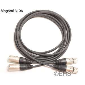    Mogami 3106   2 Channel Microphone Cable 12 ft Electronics