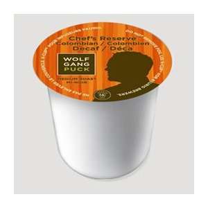  Wolfgang Puck Chefs Reserve DECAF Colombian 96 K Cups 