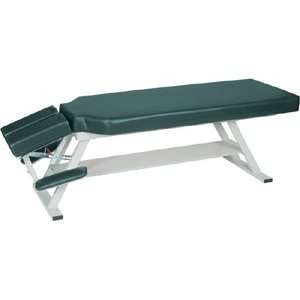 Chiropractic Adjustable Treatment Table with shelf and face cutout 
