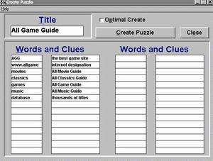 Crosswords & More PC CD puzzles and word searches game  