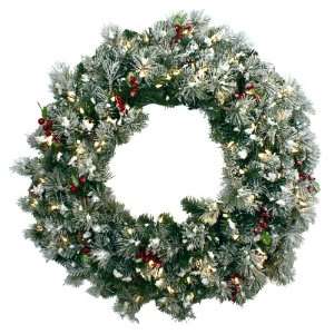 Good Tidings 4245893 Tiger Pine Artificial Prelit Christmas Wreath 30 