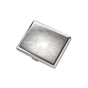  Double Sided Silver Cigarette Case
