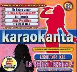 Karaokanta KAR 4092   Reina Texana   II Spanish CDG  