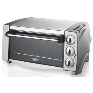 DeLonghi EO1238 1/2 Cubic Foot 6 Slice Toaster Oven, Stainless Steel 