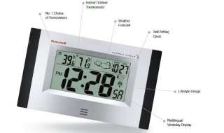  RCW33W Jumbo Atomic Wall Clock with Weather Forecasts