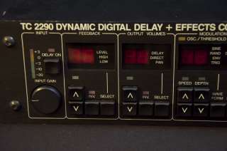 RARE CLEAN TC ELECTRONIC 2290 DIGITAL DELAY U2 EDGE MUST SEE grlc632 