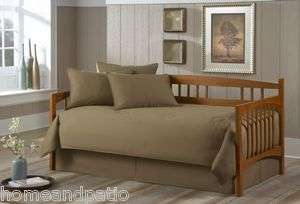 NEW IN BAG 5PC Solid Khaki Daybed Comforter Set  