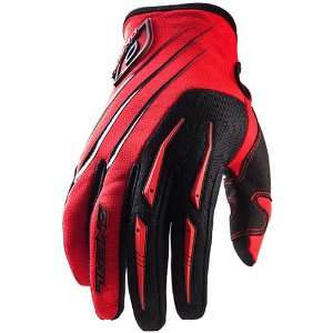   Mens Off Road/Dirt Bike Motorcycle Gloves   Color Red/Black, Size 9
