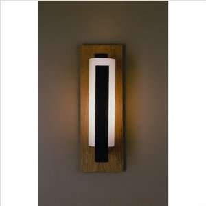   Sconce with Cherry Element Finish Natural lron, Shade Color Pearl