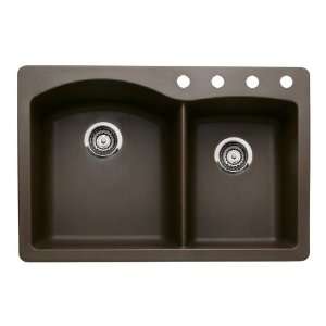   Double Basin Composite Granite Kitchen Sink 440213 4