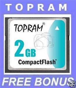 2F 2GB COMPACT FLASH CF MEMORY CARD 2G COMPACTFLASH FO DIGITAL CAMERA 