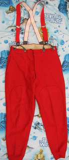 vtg WOOLRICH RED RIDING PANTS + Suspenders Size 30 jodhpurs hunting 