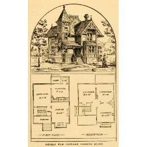  Cottage Architectural Design Floor Plans Horace G. Knapp Nyack House 