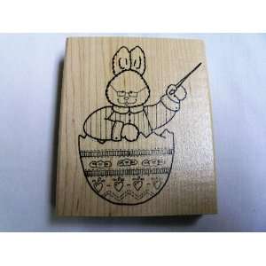  Darcies Country Folk Wood Mounted Rubber Stamp Bunny in 