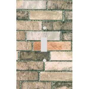  Multi Brick Wall Look Pattern Decorative Switchplate Cover 