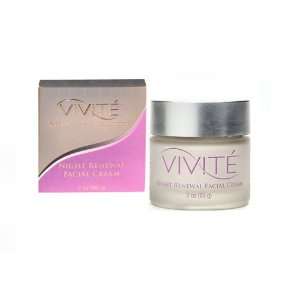    VIVITE Night Renewal Facial Cream 2 Ounces (60g) Jar Beauty
