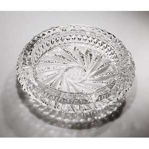 Crystal Ashtray   7 inches