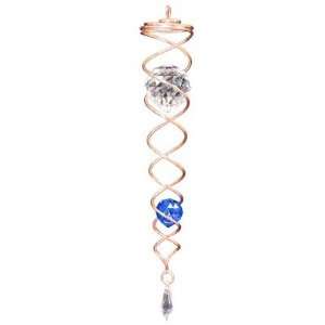 Crystal Twister Color Silver  Pink