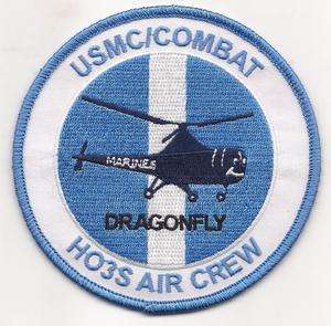 USMC Combat Dragonfly Helicopter HO3S Air Crew Patch  