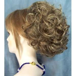 PHOEBE Clip On Hairpiece Wig #24 14 ASH BROWN/GOLDEN BLONDE by MONA 