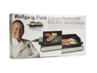 Wolfgang Puck Reversible Electric Grill Griddle CCRG009  