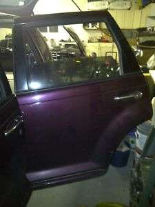2001 2002 PT Cruiser Rear Driver Side Door Purple  