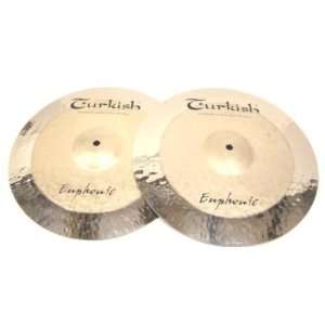    Turkish Euphonic Series 14 Hi Hat Cymbals Musical Instruments