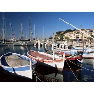  Fishing Boats in the Harbour, Sanary Sur Mer, Var, Cote d 