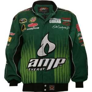 Dale Earnhardt Jr. #88 AMP Green Cotton Twill Jacket 