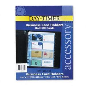  DAYTIMERS INC. Business Card Holders for Looseleaf Planners 