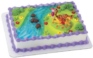 WINNIE the POOH Fun cake kit topper with TIGGER PIGLET  