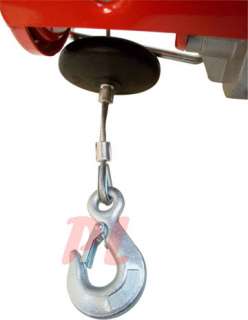 510W Electric Wire Rope Cable Hoist Lift Pulley 220 lb / 440lb  