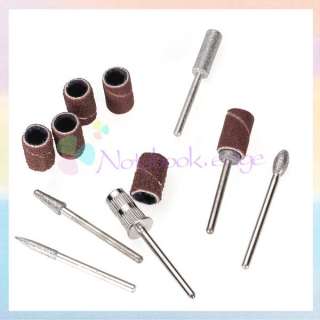  File BITS Set Tool For Acrylic Manicure Electric Machine Carver  