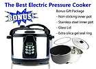 The Best Electric Pressure Cooker Bonus PackExtra stainless steel 