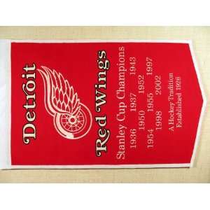  Detroit Red Wings   NHL Stanley Cup Banner Sports 