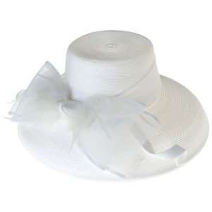  Betmar Alice Braided Hat, White 