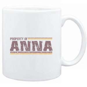  Mug White  Property of Anna   Vintage  Female Names 