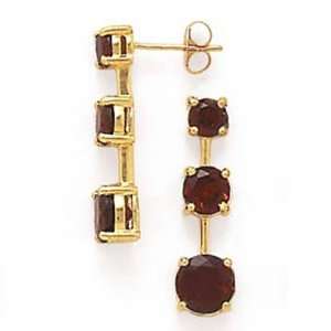   STONE EARRINGS WITH POST GTTW3.86CT Augustina Jewelry Jewelry