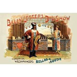    Vintage Art Billy Lesters Big Show   21630 1