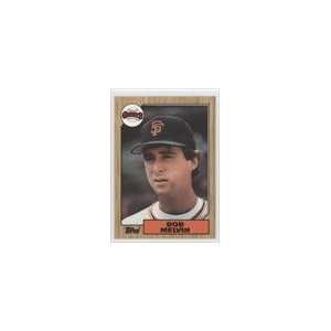  1987 Topps Tiffany #549   Bob Melvin Sports Collectibles