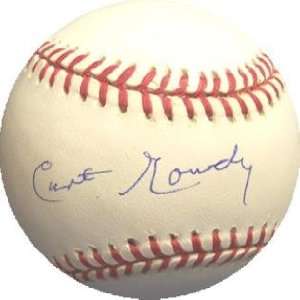  Curt Gowdy autographed Baseball