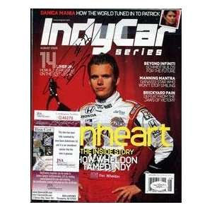  Dan Wheldon Autographed Indy Car Magazine   Autographed 
