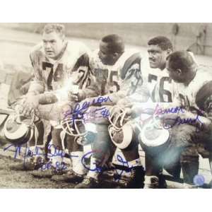 Deacon Jones, Merlin Olsen, Rosey Grier & Lamar Lundy Los Angeles Rams 