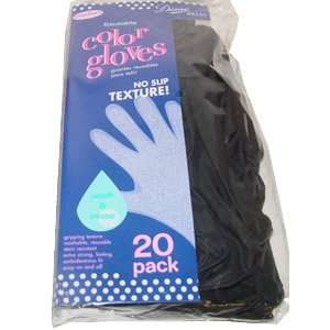  Diane Color Gloves Black * Medium * 20 Ct Beauty