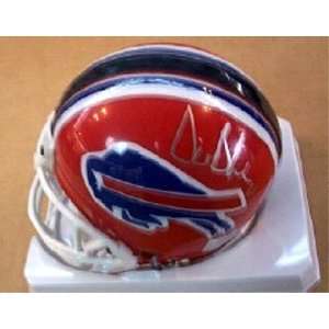 Drew Bledsoe Buffalo Bills Autographed / Signed Football Mini Helmet