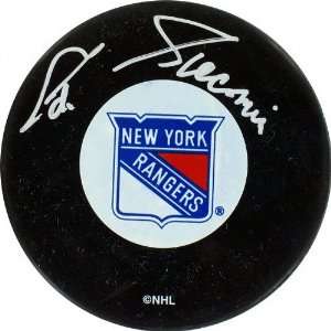 Eddie Giacomin New York Rangers Autographed Hockey Puck  