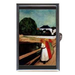 EDVARD MUNCH GIRLS ON JETTY Coin, Mint or Pill Box Made in USA