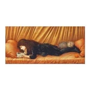  Katie Lewis by Sir Edward Burne Jones. size 34 inches 